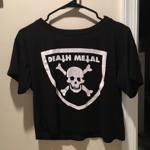 Death Metal Cropped Tee